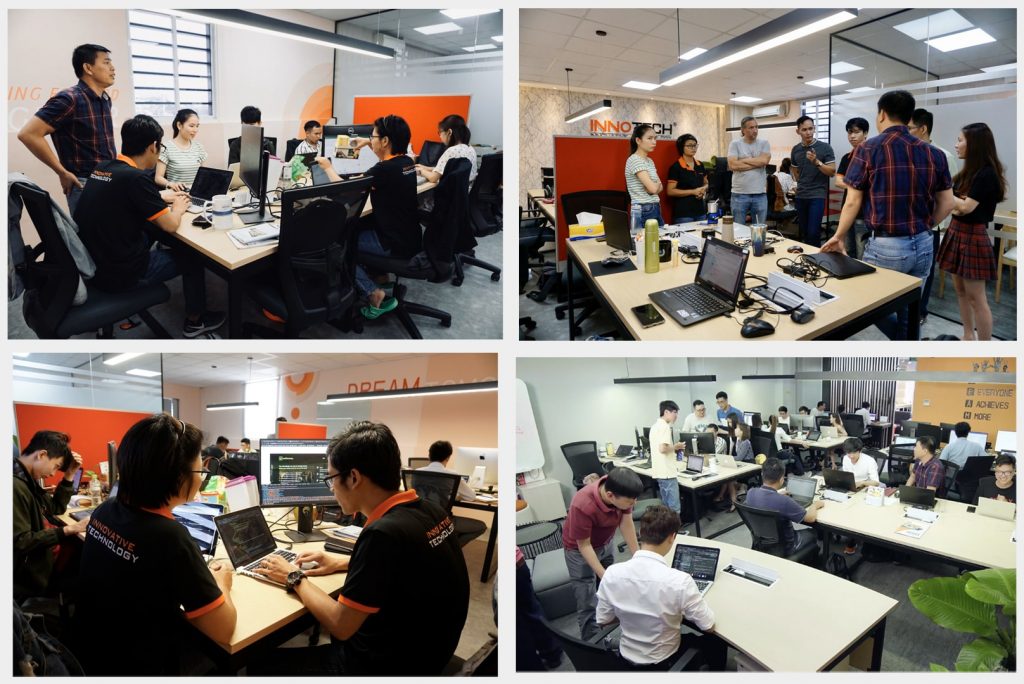 Our experts are working at Innotech Vietnam 