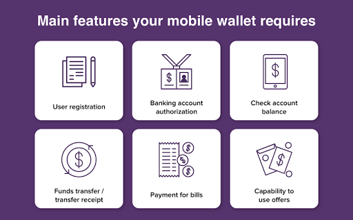 E-wallet app development need to have main features