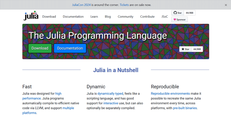 Julia best programming languages for AI - Innotech