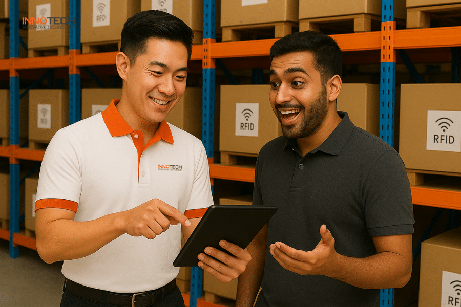 Innotech đã áp dụng RFID vào quản lý kho và logistic