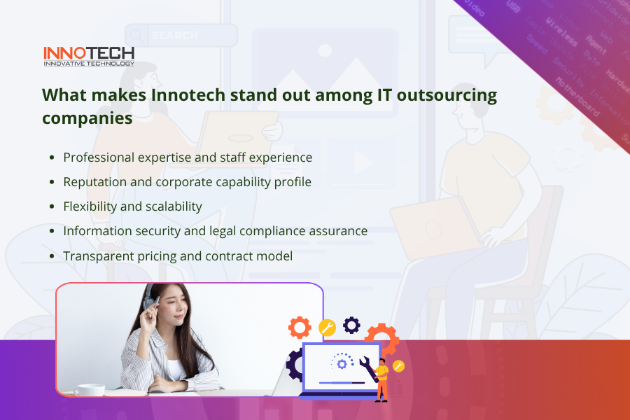 What makes Innotech stand out among IT outsourcing companies 