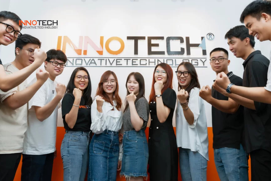 Đội ngũ nhân sự tại Innotech Vietnam 