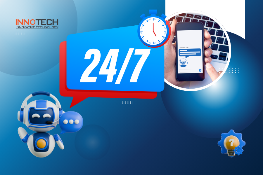 Using AI chatbots for banking to support customers 247