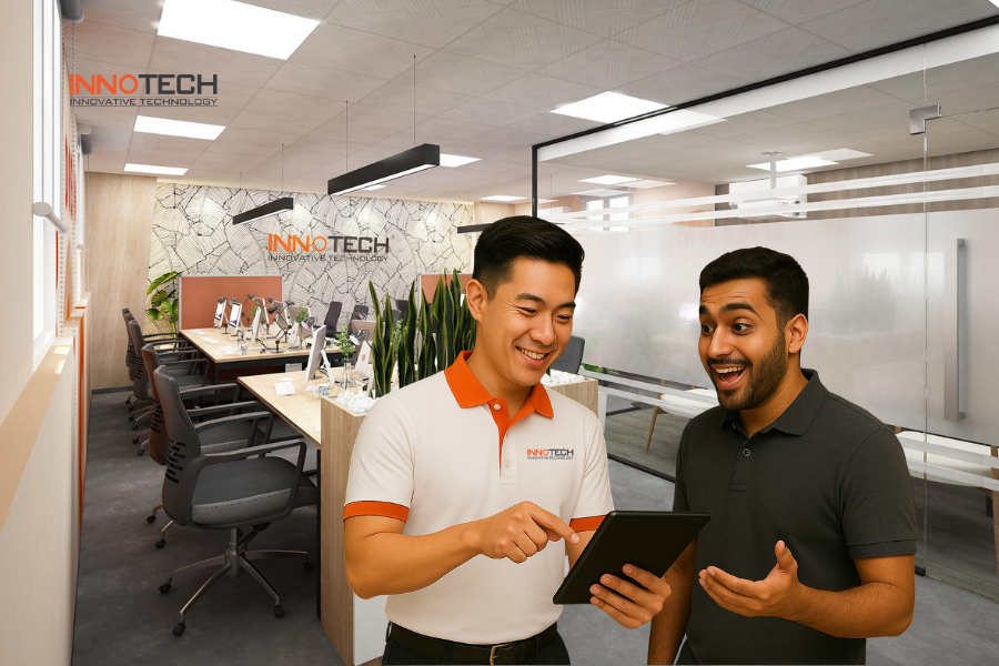 Innotech – tech outsourcing company có phương châm “chuyển đổi công nghệ tiên tiến thành giá trị thực tế cho khách hàng”. 