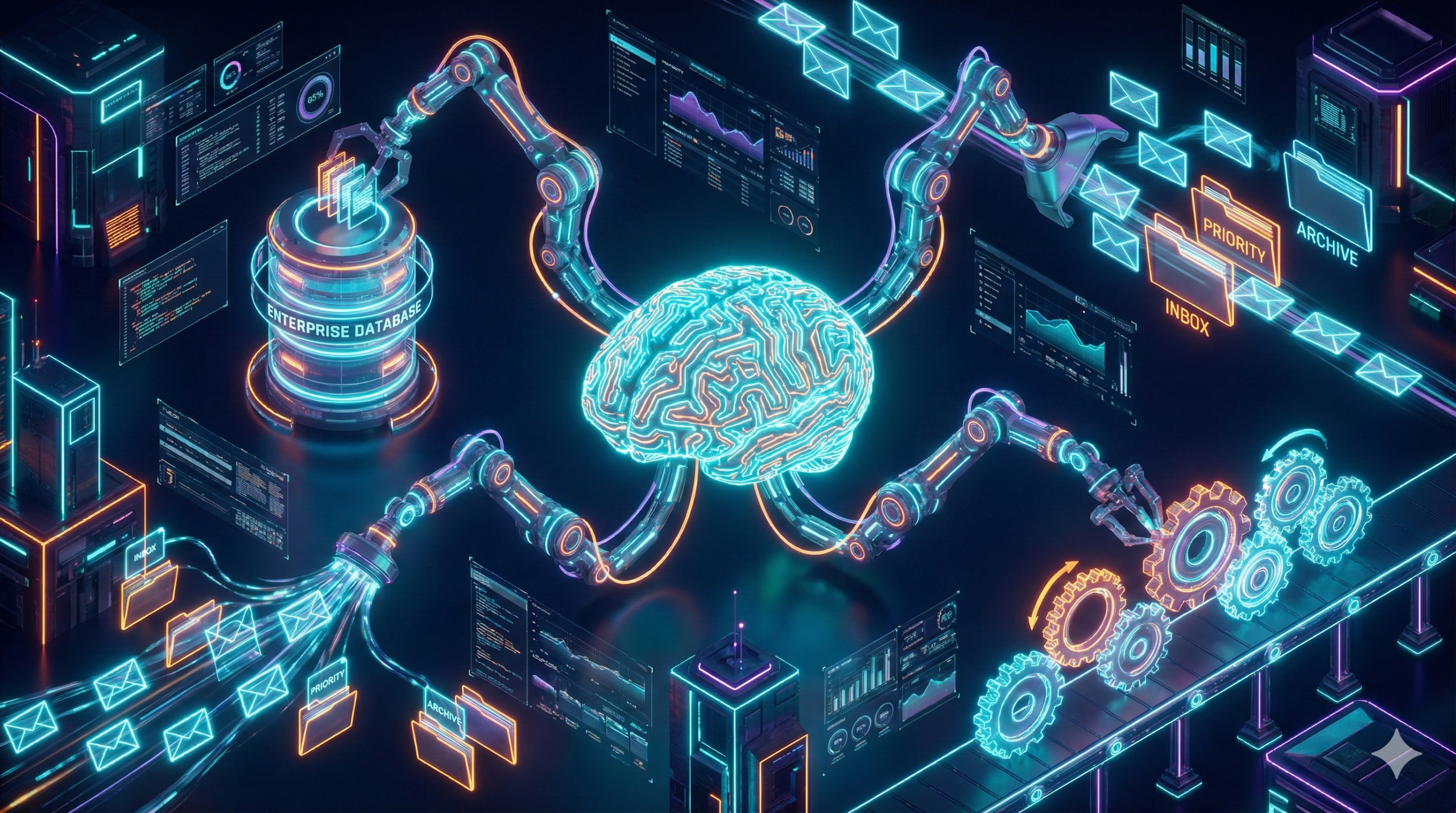 Autonomous AI Agent đang làm việc