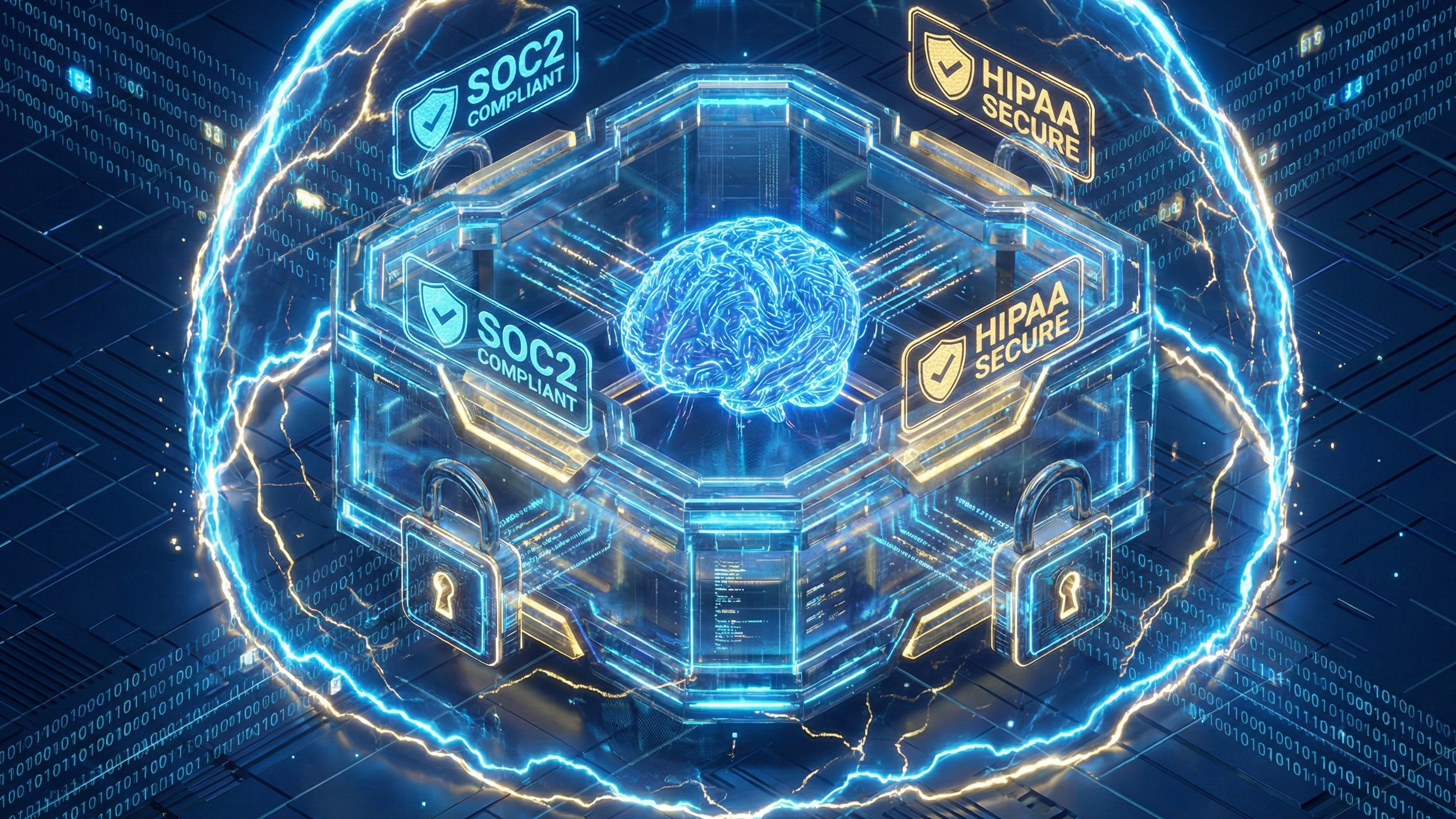 LLM data privacy SOC2 HIPAA compliance