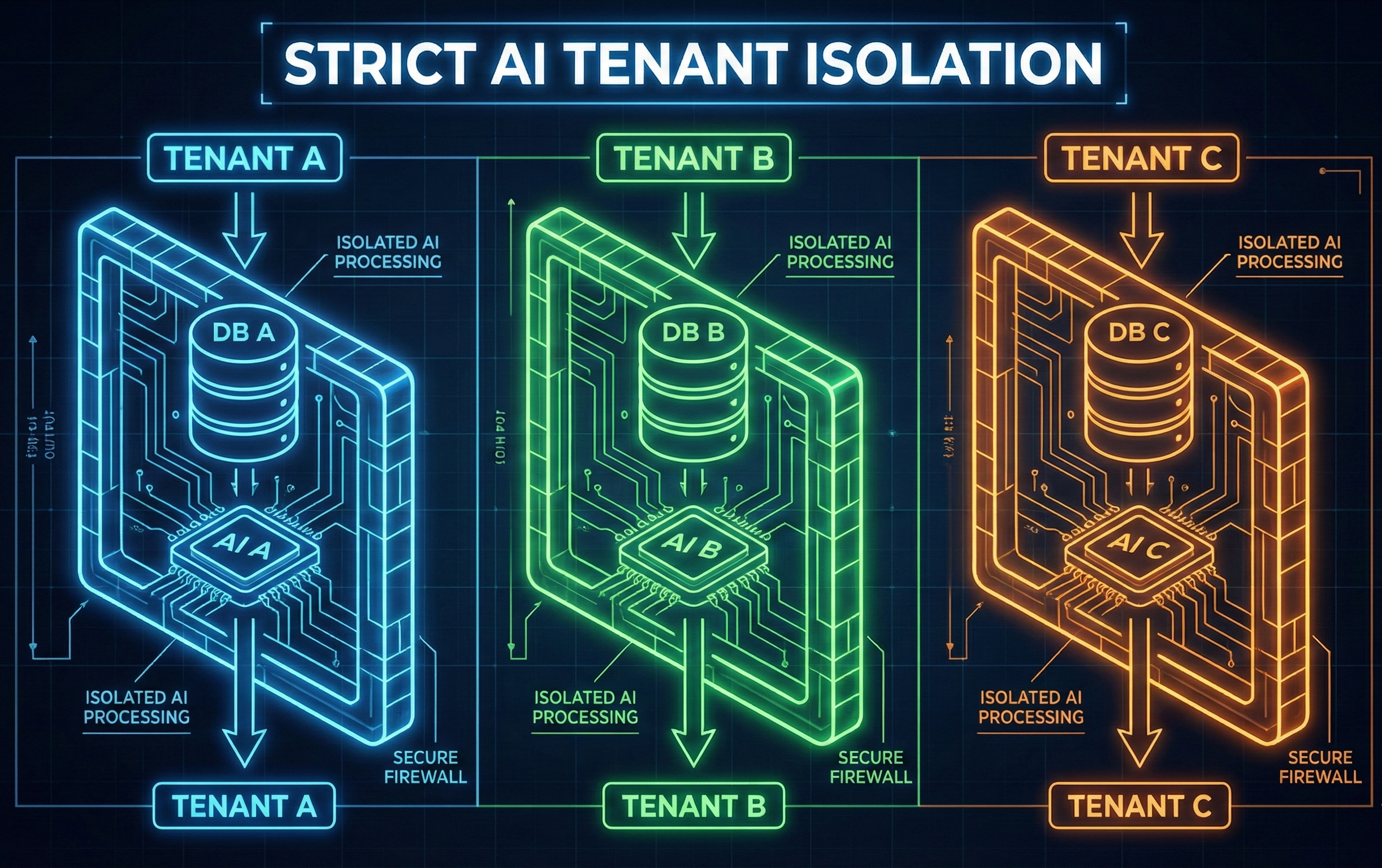 Strict AI tentant isolation architechture